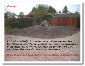 Foto.31 Met tekst van Wouter Hamel.